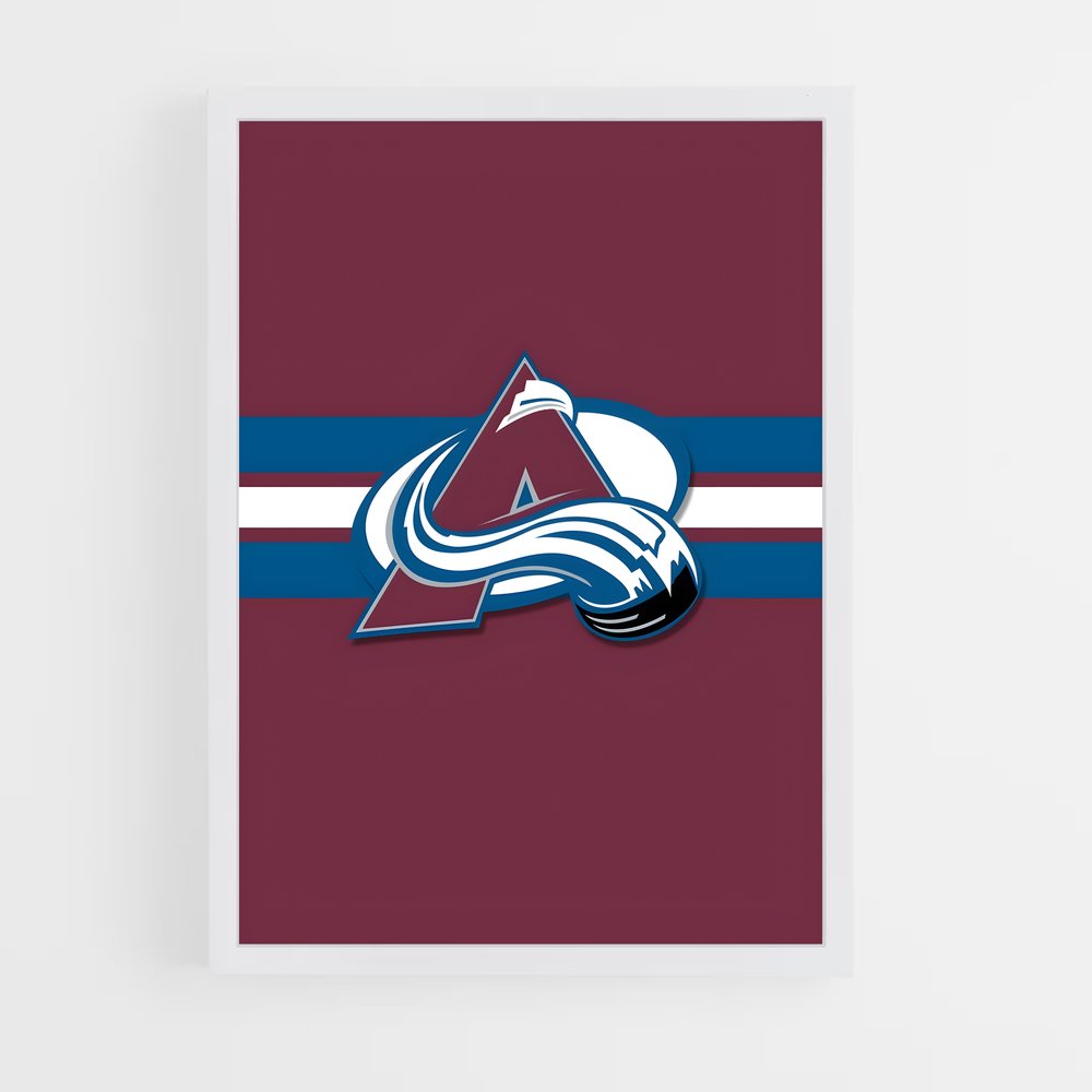 Poster Avalanche Éternelle – affiche Hockey sur glace (vue 3)